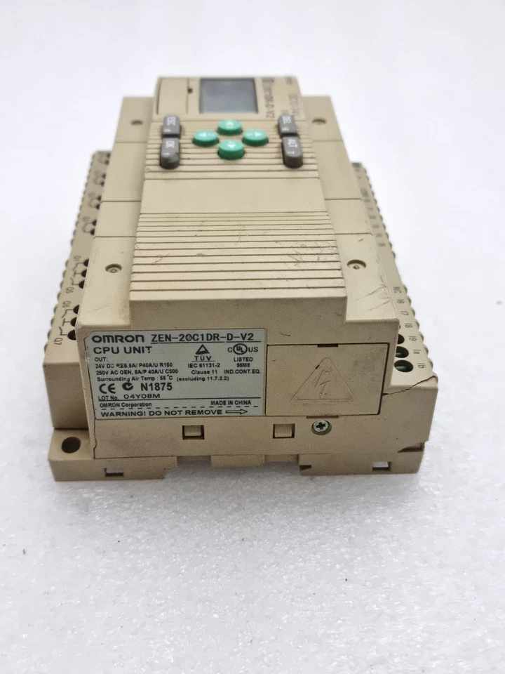 Omron ZEN-20C1DR-D-V2 Cpu Unit Dc 12-24V 5W ZEN20C1DRDV2 Free Ship